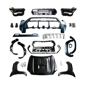 GZZIM Nouveau Kit Carrosserie ABS+PC+PP de Haute Qualité à Fixation par Boulons Non Peint Pare-chocs Avant/Arrière/Calandre pour HILUX REV0 2015-2025 – Amélioration vers le modèle 2025 - Product Image 1