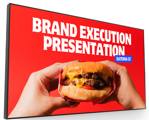 Wi-Fi USB Split-<strong>Screen</strong> LCD <strong>Display</strong> Digital Menu <strong>Board</strong> for Restaurant Photo and Video Advertising - Product Image 3