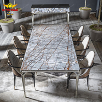 Chaise de salle à manger en velours moderne européen SPARKLE, luxe léger, personnalisable, mobilier pour la maison, appartement, hôtel