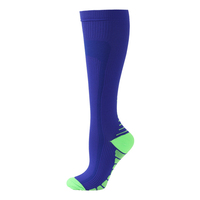 Chaussettes de compression fitness automne personnalisables à manchette, longues, élastiques, pour la course et l'amincissement des jambes, tricotées