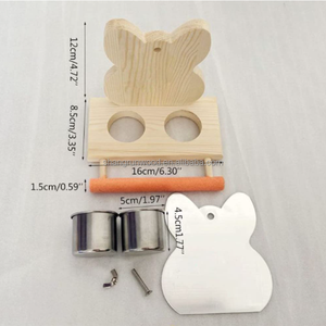 Mangiatoia in legno massello Bluebird casa uccello pensile mangiatoia per cardinali fringuelli - Product Image 2