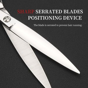7.5 Inch Chuyên Nghiệp Cắt Tóc Kéo Bạc Tóc Cắt Shears Willow Hình Dạng Tóc Kéo Salon Làm Tóc Kéo - Product Image 4