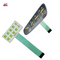 ZHONGSHAN sérigraphie clavier à Membrane tactile dôme en métal plat interrupteur à Membrane avec adhésif pour télécommande