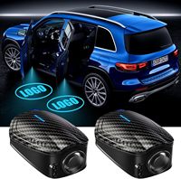 Luz de Bienvenida LED Inalámbrica Universal para Automóvil Shuntour, Lámpara de Proyección de Sombra Fantasma HD, para Decoración de Automóviles