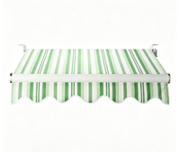 Bestseller - Auvent rétractable moderne - Cadre en alliage d'aluminium avec télécommande - Projection de 21 m pour cour, abri de voiture, restaurant - Robuste