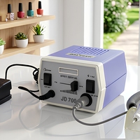 Perceuse et lime à ongles électrique en plastique sans vibration 30000 tr/min portable professionnelle multi-tension