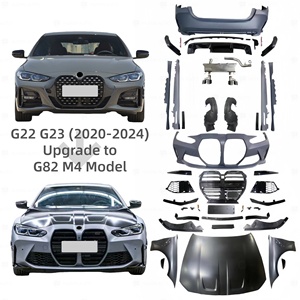 Oferta Especial: Kit de Carrocería con Parachoques Estilo G82 M4 2025 para BMW Serie 4 G22 G23 2020 2021 2022 <span class=keywords><strong>2023</strong></span> 2024 2025 <span class=keywords><strong>420i</strong></span> 430i - Product Image 1