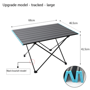 Mesa Portátil de Aleación de Aluminio, Muebles de Exterior Plegables, Escritorio Plegable para Acampar, Excursionismo, Viajes, Mesa de Picnic para Exteriores - Product Image 4
