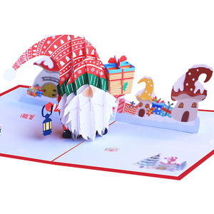 Carta Pop-up di lusso 3D busta di musica creativa carta vuota da cartolina di <span class=keywords><strong>compleanno</strong></span> carta <span class=keywords><strong>regalo</strong></span> di natale "grazie" biglietto di auguri - Product Image 5