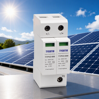 TYCOTIU TYPV2-600 Protection contre la foudre pour système solaire, équipement électronique, protection contre les surtensions en matériau plastique industriel 600V DC T2