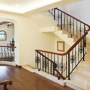 Fornitore di Ringhiere ST Foshan, Balaustra Tradizionale in Ferro Battuto Nero per Balconi, per il Mercato Americano - Product Image 3