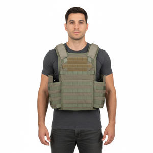 سترة تكتيكية من النايلون قابلة للتعديل، معدات تدريب متينة، سترة أمنية، حامل لوحة تكتيكي - Product Image 1