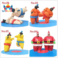 Combinaisons de lutte de sumo gonflables pour enfants et adultes, en PVC, usage commercial, capacité 1000 kg