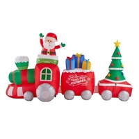 North Pole Express Train vacances gonflable personnalisé PVC pliable décoration de noël