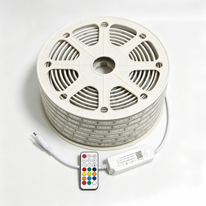 Bandes <span class=keywords><strong>LED</strong></span> RGB 220V 110V 5050 50m 100m Multicolores Flexibles en <span class=keywords><strong>Rouleau</strong></span> IP65 Étanche Extérieur Double Couleur Corde Lumineuse <span class=keywords><strong>LED</strong></span> - Product Image 1