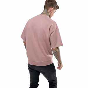 T-shirt pour homme en coton peigné 220 g/m², t-shirt pour homme à manches courtes, poids lourd, t-shirts pour homme surdimensionnés - Product Image 3