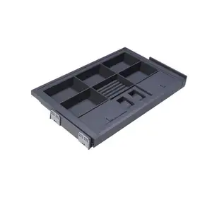 Jewelry Boxes Soft Close Function For Cloakroom Wardrobe Accessories Flannel High-end Drawer Sorting Box