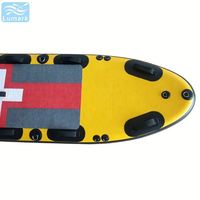 Planche à pagaie amovible à aileron unique 317 cm (10,5 pi) en PVC double couche pour la navigation et le sauvetage fluvial, fabriquée en Chine par Lumark Manufactory