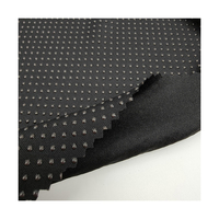 Tissu tricoté en polyester antidérapant, 1 mètre, avec points en PVC, silicone, housse de coussin, tapis pour chaussures, chaussettes, gant
