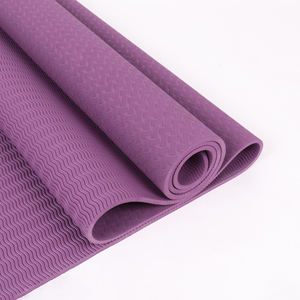 Esterilla de Yoga antideslizante de doble cara TPE de 6mm de alta calidad, 183cm, rebote suave, marca XINGYUN, logotipo personalizado de fábrica, producto al por mayor - Product Image 1