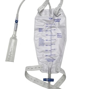 Bolsa de Drenaje de PVC de Grado Médico, Transpirable pero Impermeable, para Urinario de Silicona, Tamaño Grande - Product Image 3