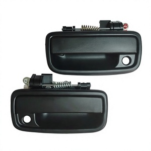 Manijas Exteriores para Puertas de Tacoma 69220-35020/69210-3502, Repuesto Nuevo de Plástico y Metal Negro, 1995-2004 - Product Image 1