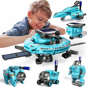 Lắp Ráp Năng Lượng Mặt Trời Powered Robot Xây Dựng Đơn Giản 6 Trong 1 Không Gian Hạm Đội Đa Chế Độ Năng Lượng Mặt Trời Không Gian Đồ Chơi Trẻ Em Công Nghệ Đồ Chơi - Product Image 4