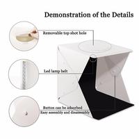 Kit d'accessoires de prise de vue pour caméra Softbox LED éclairage Photo Studio lumière boîte souple pour la photographie