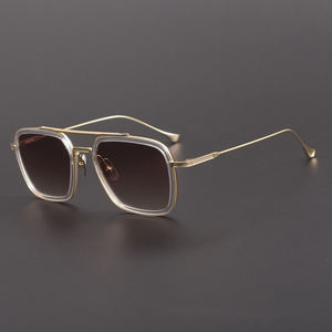 Flight006 superventas UV400 doble puente <span class=keywords><strong>gafas</strong></span> de sol transfronterizas <span class=keywords><strong>Iron</strong></span> <span class=keywords><strong>Man</strong></span> <span class=keywords><strong>gafas</strong></span> de sol de moda <span class=keywords><strong>gafas</strong></span> de viaje de celebridades - Product Image 2