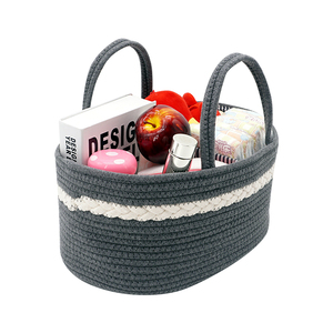 Offre Spéciale gros coton corde bébé panier organisateur de couches pour <span class=keywords><strong>table</strong></span> à <span class=keywords><strong>langer</strong></span> pour bébé fabricant chinois prix de gros pas cher - Product Image 4