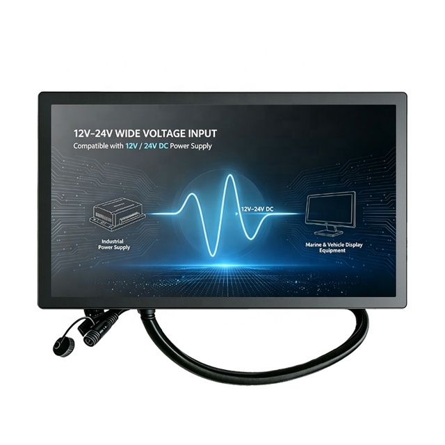 All Weather Waterproof Marine LCD Touch Panel for Fishing Vessel Fish Finder,Anti Glare Sun Visible Large Split Expansion Screen
