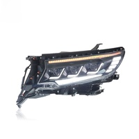 Ensemble de phares LED Toyota Prado J150 18-23 avec lentille de projecteur, feux de jour et clignotants séquentiels