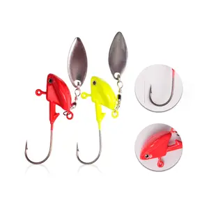 Chất Lượng Tốt Chuyên Nghiệp Sản Xuất Crank Jig Đầu Mồi Chìm Kim Loại Thìa Baits Bass Giải Quyết Câu Cá Móc