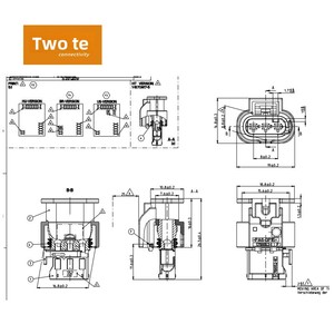 Tyco 1-1670917-1 ô tô ổ cắm kết nối ban đầu nhập khẩu lớn tại chỗ không thấm nước DIESEL nhiên liệu hộp số tự động mới - Product Image 2
