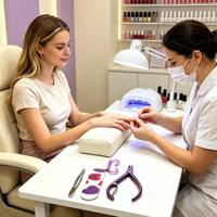 Ensemble d'outils professionnels pour manucure et pédicure violet pour la maison et le salon