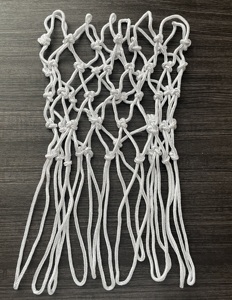 Nylon Poliéster Alta calidad Estándar Blanco Resistente Durable Al Aire Libre largo poliéster <span class=keywords><strong>Red</strong></span> <span class=keywords><strong>de</strong></span> <span class=keywords><strong>baloncesto</strong></span> <span class=keywords><strong>de</strong></span> lujo - Product Image 4