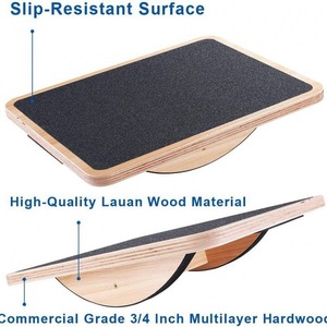 USMILEPET Disque d'équilibre en bois de haute qualité pour chien – Outil d'entraînement pour la force, la stabilité centrale et la rééducation - Product Image 2