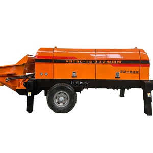 Bomba de Concreto Horizontal Compacta de 30m³/h para Vertido de Cimentaciones y Uso en Construcción - Product Image 1