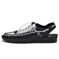Sandales tissées à la main de grande taille série de chaussures de plage décontractées pour hommes et femmes pour la marche en plein air sandales