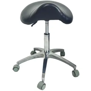 saddle stool salon stool High Density Foam Cushion Leather Round Seat Hospital Medical Stool Dental Assistant Chair