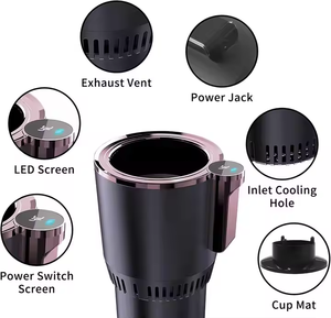 Portavasos Inteligente para Auto con Función de Enfriamiento y Calentamiento, Portavasos 2 en 1 para Bebidas en el Auto, para Agua, Café, Leche, con Pantalla de Temperatura - Product Image 4
