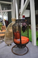 Offre Spéciale Tissé rotin lit pomme de jour en plein air canapé jardin chaises longues