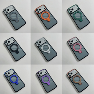 Funda Magnética con Carga Inalámbrica, Edición de Lujo Mate, Incluye Soporte Plegable, Protección Resistente a Impactos para iPhone 17 16 Pro <span class=keywords><strong>Max</strong></span> - Product Image 4