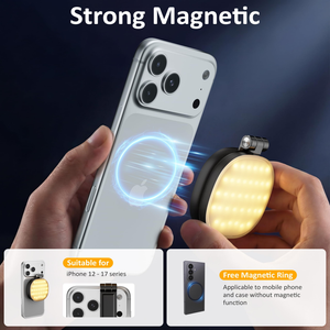 Lampe Selfie Magnétique à Clipser sur Magsafe, Lumière d'Appoint LED Rechargeable et Dimmable pour Téléphone, Vidéoconférence et Diffusion en Direct - Product Image 2