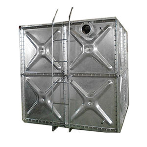 Personalización de fábrica Tanque de agua de acero inoxidable Tanque de agua FRP Torre de agua cuadrada Lavabo de almacenamiento Depósito de incendios - Product Image 1