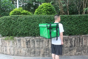 <span class=keywords><strong>Sac</strong></span> de <span class=keywords><strong>livraison</strong></span> de pizza avec logo personnalisé 22/32/48/62L <span class=keywords><strong>sac</strong></span> à dos en polyester thermique isotherme pour vélo refroidisseur en polyester pour moto - Product Image 4