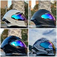 Nouveaux Casques Moto Intégraux Certifiés 2026 à Double Visière Longue et Courte avec Grande Ouverture de Ventilation Arrière
