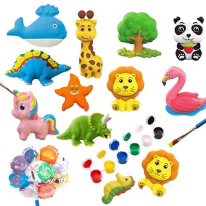 Moldes de Yeso 3D de Animales Hechos a Mano Personalizados 2025, Kit de Manualidades de Pintura de 10 Pulgadas para Niños - Product Image 1
