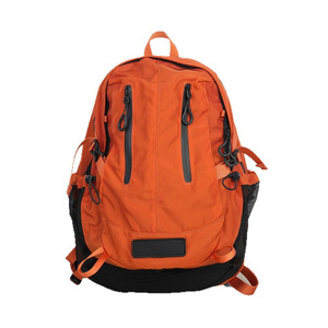Sac à dos de sport d'extérieur 18 pouces en nylon avec compartiment pour ordinateur portable, bretelles réglables, pour les loisirs et les voyages, unisexe, orange vif - Product Image 1