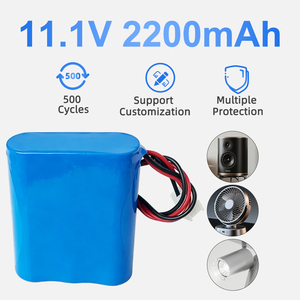 Customized 18650 Rechargeable Lithium Ion Battery Pack 2200mAh 2.2Ah 11.1V Li-ion Battery Pack - Product Image 4